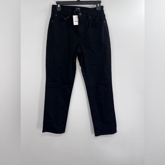 J.Crew Curvy essential straight black jean in all-day stretch - Picture 5 of 5